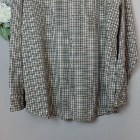 Columbia Tan Button Down Long Sleeves Shirt Size XXL - Picture 4 of 9